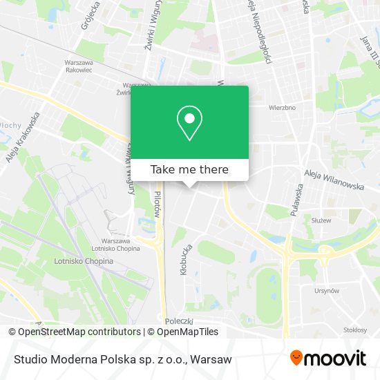 Studio Moderna Polska sp. z o.o. map