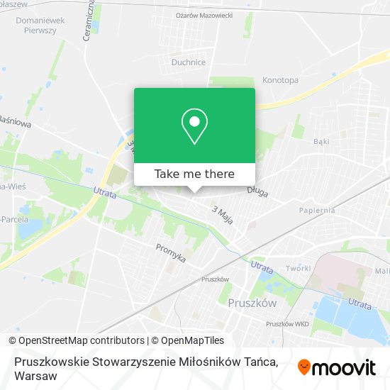 Pruszkowskie Stowarzyszenie Miłośników Tańca map