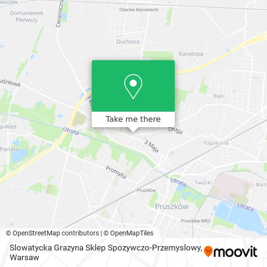 Slowatycka Grazyna Sklep Spozywczo-Przemyslowy map