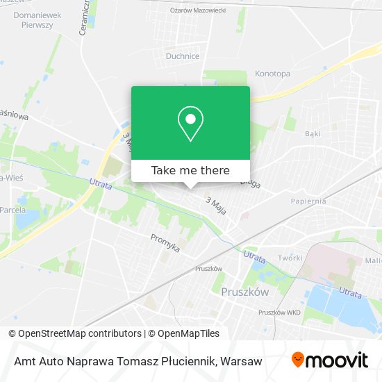 Amt Auto Naprawa Tomasz Płuciennik map