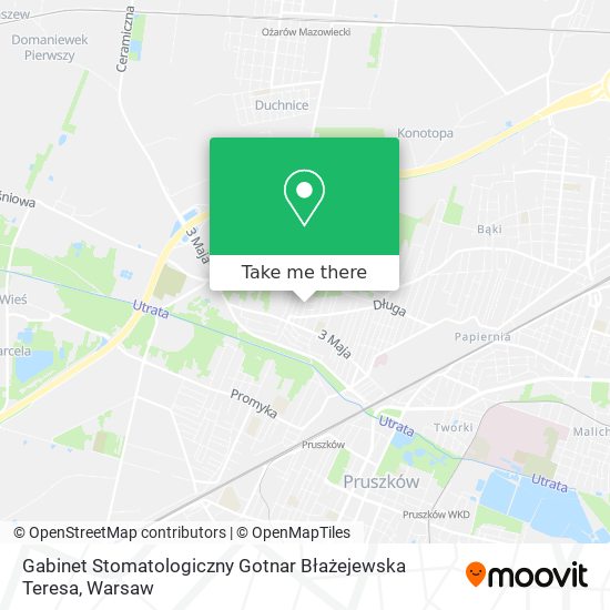 Gabinet Stomatologiczny Gotnar Błażejewska Teresa map