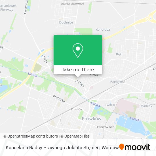 Kancelaria Radcy Prawnego Jolanta Stępień map