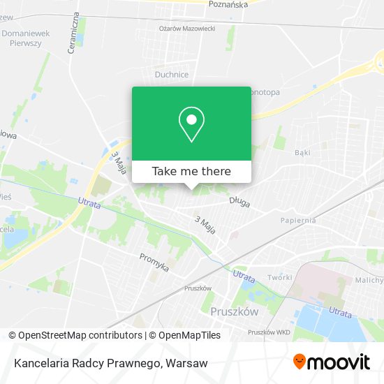 Kancelaria Radcy Prawnego map