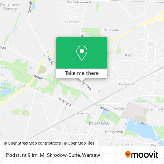 Podst. nr 9 im. M. Skłodow-Curie map