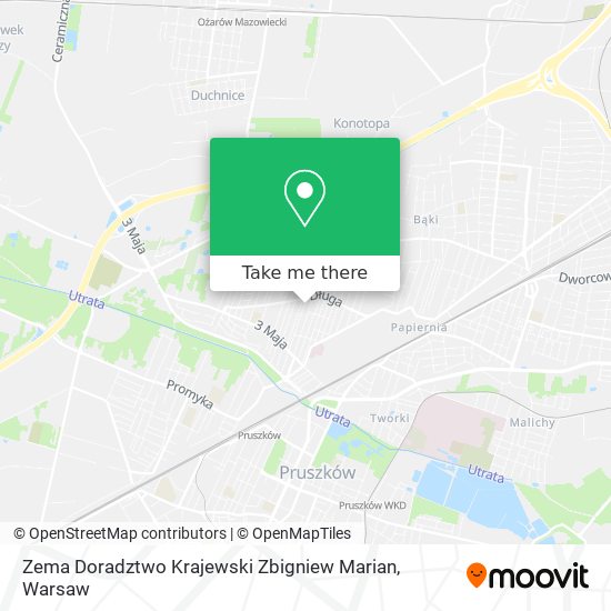 Zema Doradztwo Krajewski Zbigniew Marian map