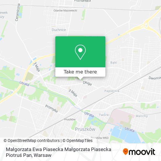 Małgorzata Ewa Piasecka Małgorzata Piasecka Piotruś Pan map