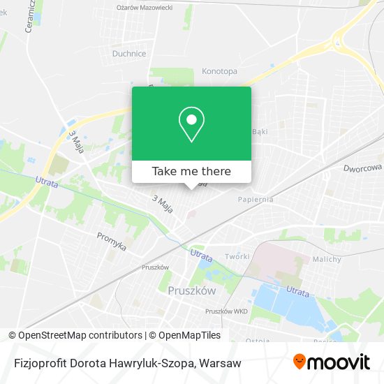 Fizjoprofit Dorota Hawryluk-Szopa map