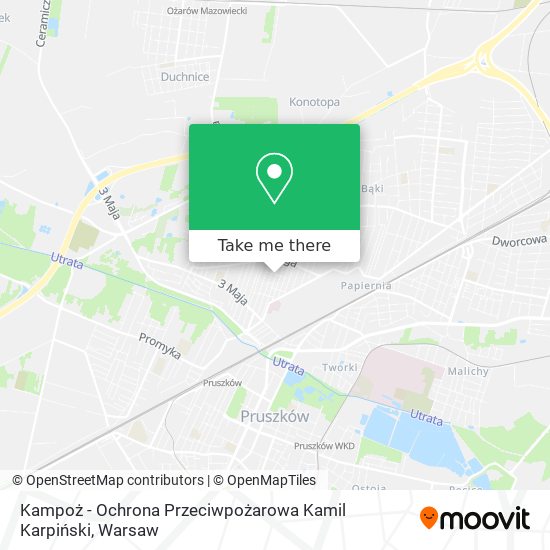 Kampoż - Ochrona Przeciwpożarowa Kamil Karpiński map