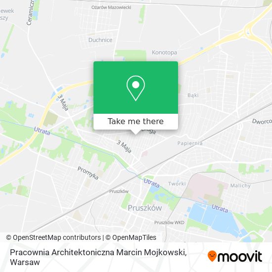 Pracownia Architektoniczna Marcin Mojkowski map