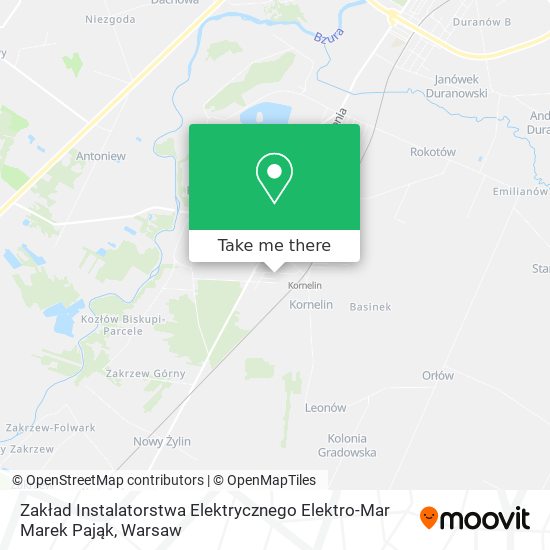 Zakład Instalatorstwa Elektrycznego Elektro-Mar Marek Pająk map