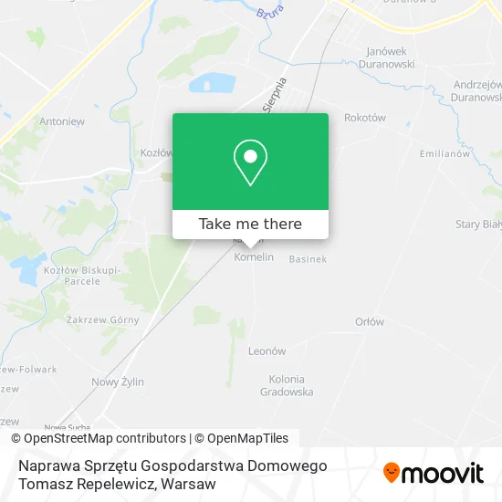 Карта Naprawa Sprzętu Gospodarstwa Domowego Tomasz Repelewicz