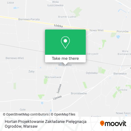 Hortan Projektowanie Zakładanie Pielęgnacja Ogrodów map