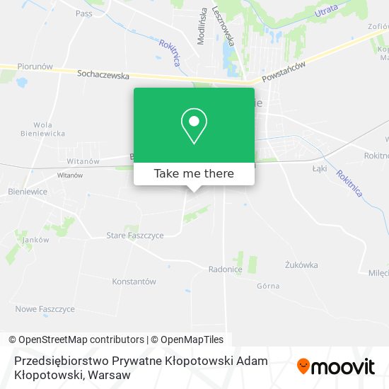 Przedsiębiorstwo Prywatne Kłopotowski Adam Kłopotowski map