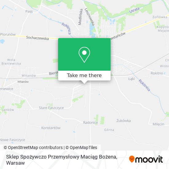 Sklep Spożywczo Przemysłowy Maciąg Bożena map