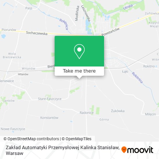 Zakład Automatyki Przemysłowej Kalinka Stanisław map