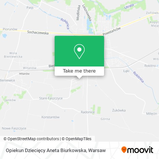 Opiekun Dziecięcy Aneta Biurkowska map