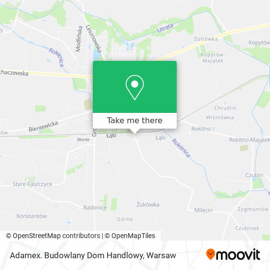 Adamex. Budowlany Dom Handlowy map