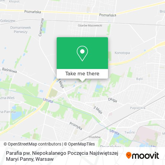 Parafia pw. Niepokalanego Poczęcia Najświętszej Maryi Panny map