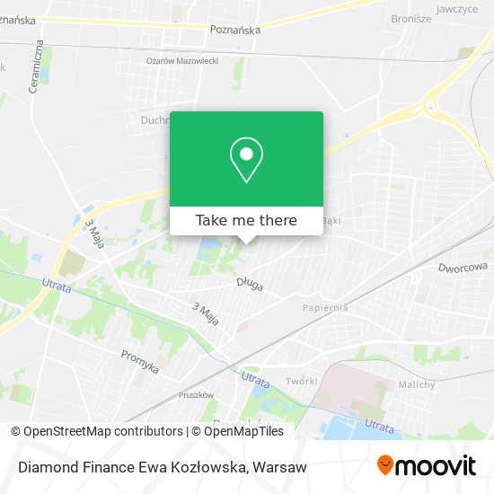 Diamond Finance Ewa Kozłowska map