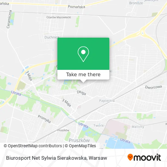 Biurosport Net Sylwia Sierakowska map