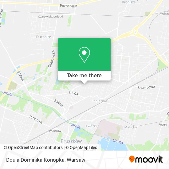 Doula Dominika Konopka map
