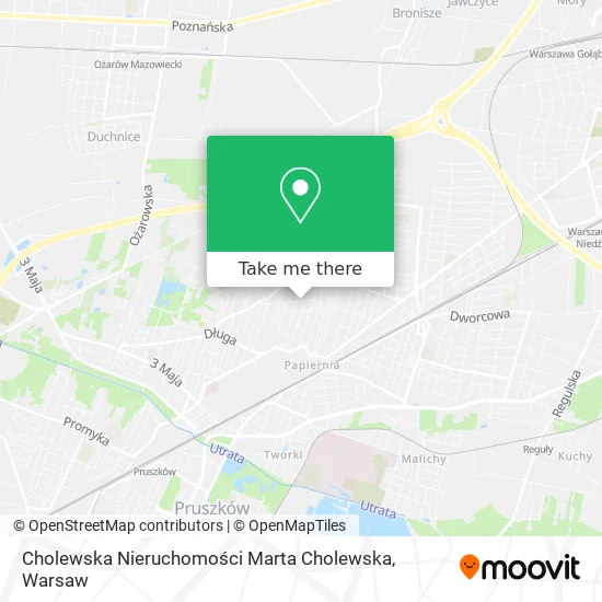 Cholewska Nieruchomości Marta Cholewska map