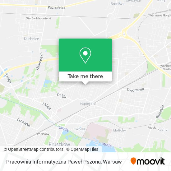 Pracownia Informatyczna Paweł Pszona map