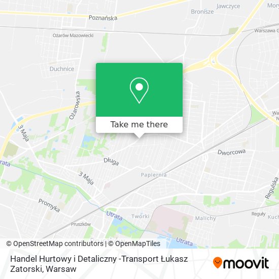 Карта Handel Hurtowy i Detaliczny -Transport Łukasz Zatorski