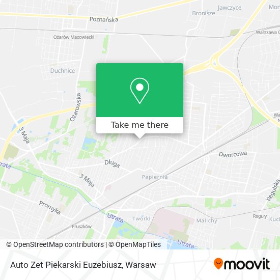 Auto Zet Piekarski Euzebiusz map