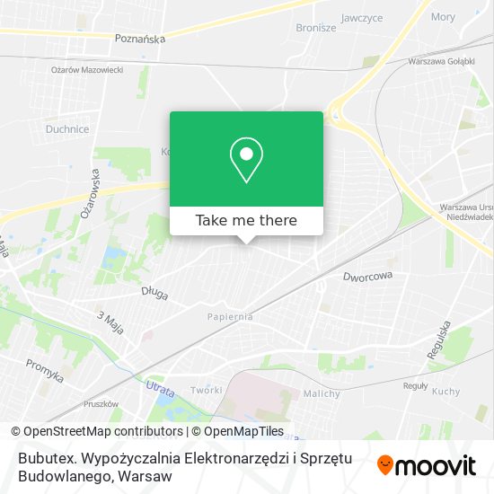 Bubutex. Wypożyczalnia Elektronarzędzi i Sprzętu Budowlanego map