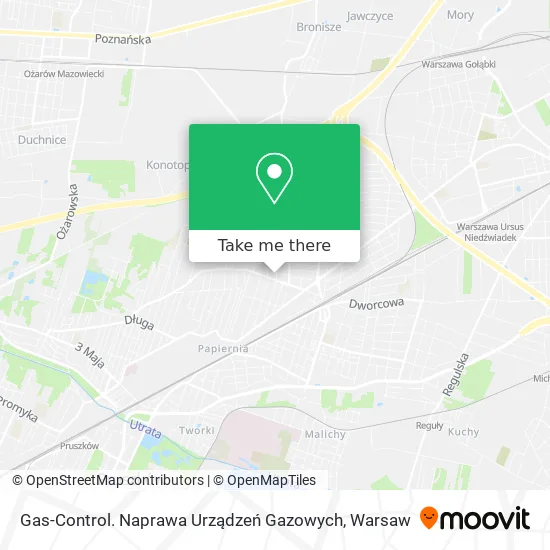 Карта Gas-Control. Naprawa Urządzeń Gazowych