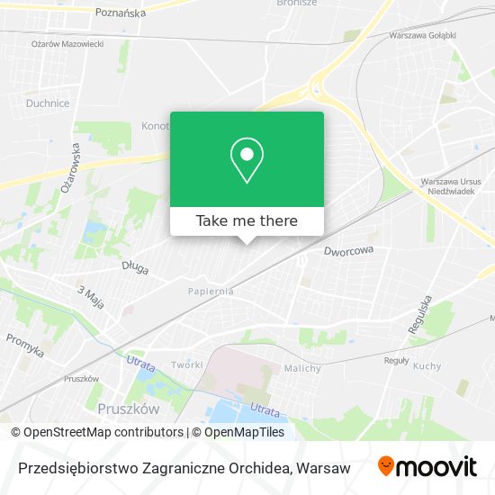 Przedsiębiorstwo Zagraniczne Orchidea map