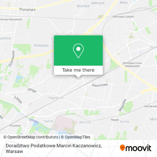 Doradztwo Podatkowe Marcin Kaczanowicz map