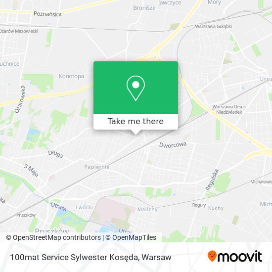 Карта 100mat Service Sylwester Kosęda