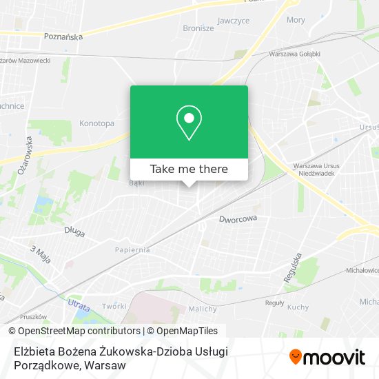 Elżbieta Bożena Żukowska-Dzioba Usługi Porządkowe map