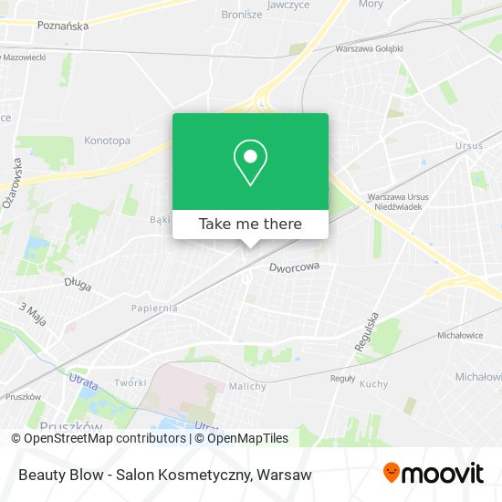 Beauty Blow - Salon Kosmetyczny map