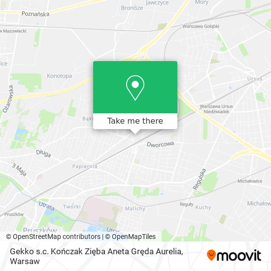 Gekko s.c. Kończak Zięba Aneta Gręda Aurelia map