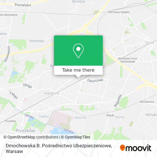 Dmochowska B. Pośrednictwo Ubezpieczeniowe map