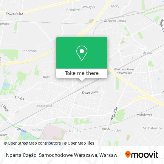 Nparts Części Samochodowe Warszawa map