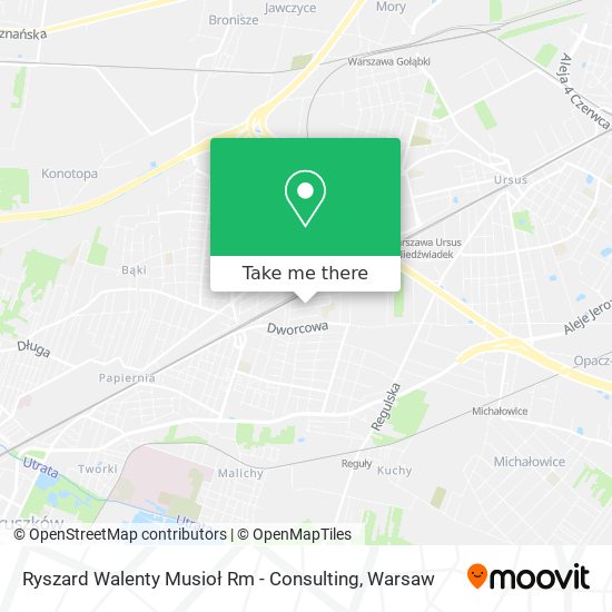 Ryszard Walenty Musioł Rm - Consulting map