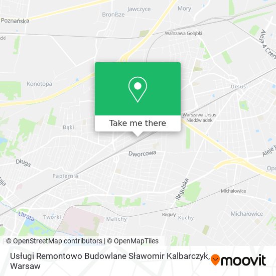 Usługi Remontowo Budowlane Sławomir Kalbarczyk map