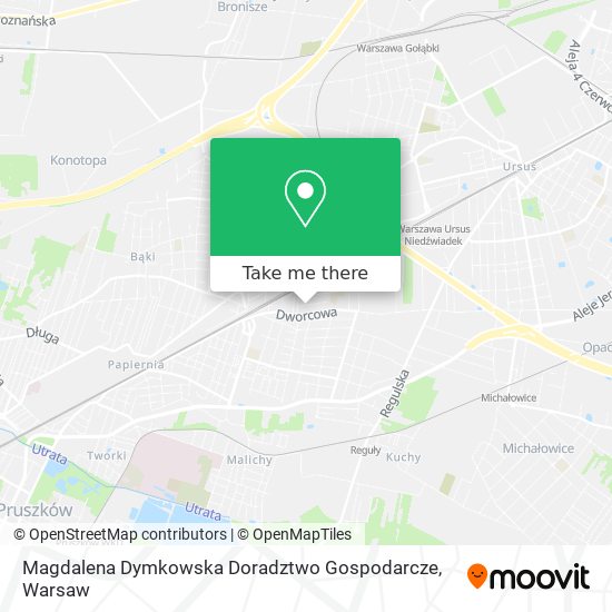 Magdalena Dymkowska Doradztwo Gospodarcze map