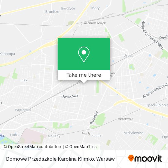 Domowe Przedszkole Karolina Klimko map