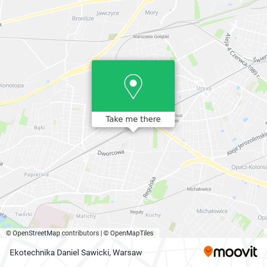 Ekotechnika Daniel Sawicki map