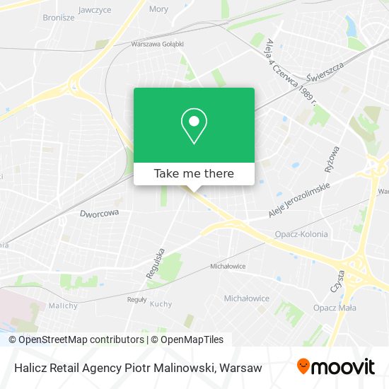 Halicz Retail Agency Piotr Malinowski map