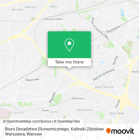 Biuro Doradztwa Ekonomicznego. Kalinski Zdzisław Warszawa map