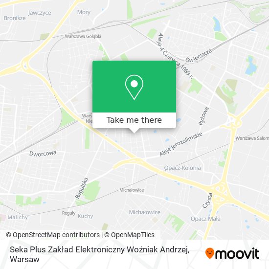 Seka Plus Zakład Elektroniczny Woźniak Andrzej map