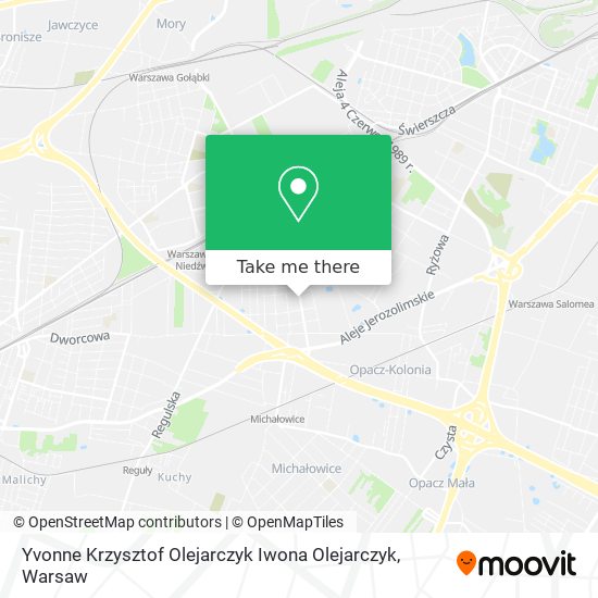 Yvonne Krzysztof Olejarczyk Iwona Olejarczyk map