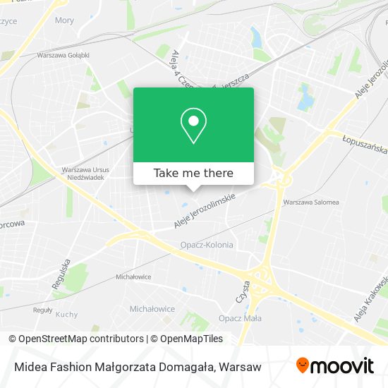 Midea Fashion Małgorzata Domagała map