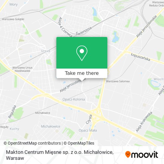 Makton Centrum Mięsne sp. z o.o. Michałowice map